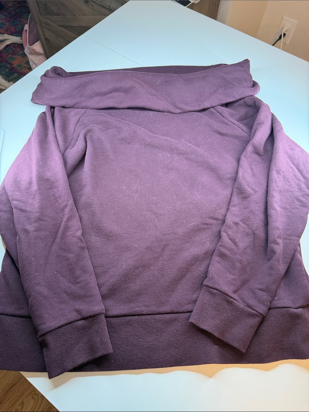 Victoria's Secret Plum Off-the-Shoulder Sweater